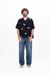 visvim (ビズビム) CROSBY SHIRT SS クロスビー半袖シャツ 0126105011005　ブラック