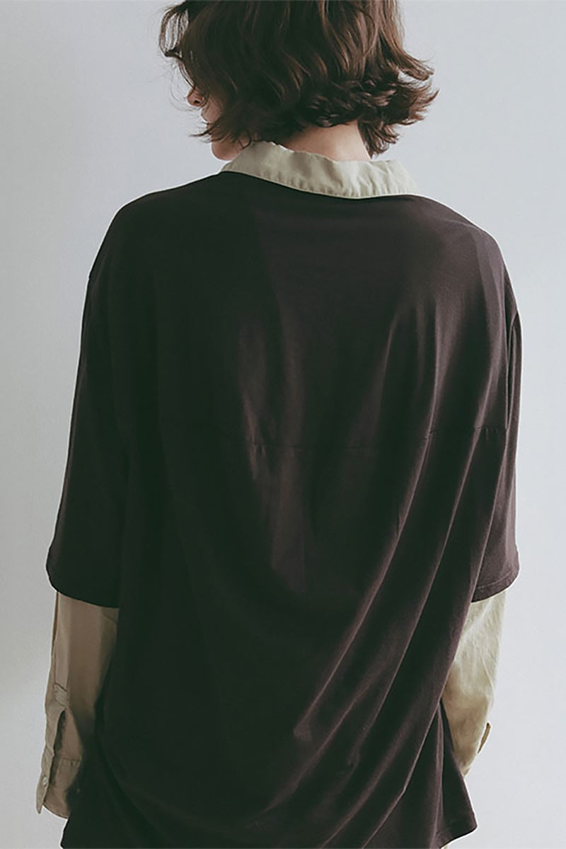 ETRE TOKYO(エトレトウキョウ) エアリーコットンオーバーサイズTee 1226312142
