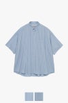 Graphpaper(グラフペーパー) SIDOGRAS S/S Oversized Regular Collar Shirt シドグラス半袖オーバーサイズレギュラーカラーシャツ GM262-50029