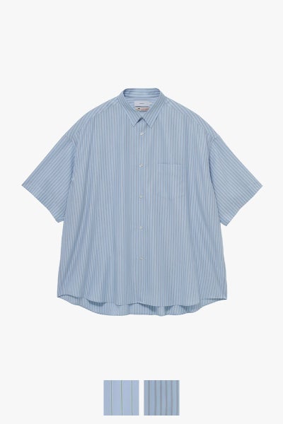 Graphpaper(グラフペーパー) SIDOGRAS S/S Oversized Regular Collar Shirt シドグラス半袖オーバーサイズレギュラーカラーシャツ GM262-50029