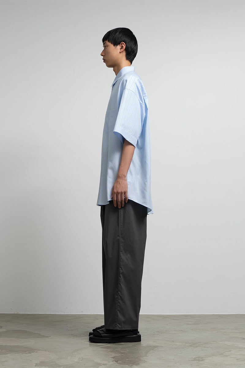 Graphpaper(グラフペーパー) SIDOGRAS S/S Oversized Regular Collar Shirt シドグラス半袖オーバーサイズレギュラーカラーシャツ GM262-50029