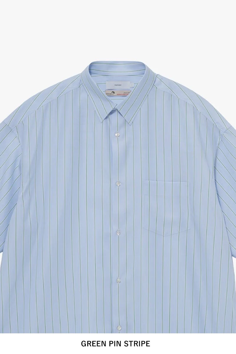 Graphpaper(グラフペーパー) SIDOGRAS S/S Oversized Regular Collar Shirt シドグラス半袖オーバーサイズレギュラーカラーシャツ GM262-50029