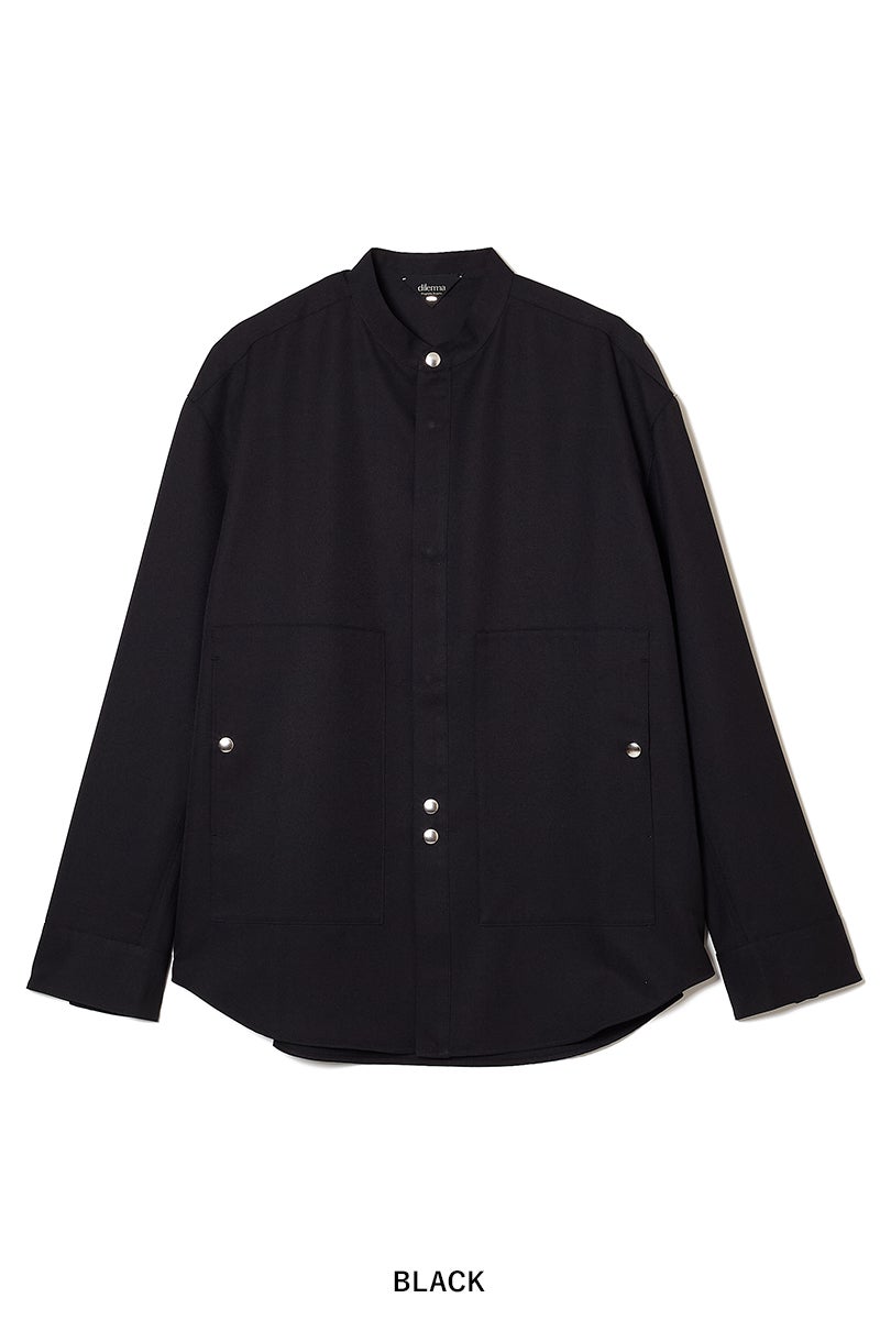 dilemma(ダイレマ) SQUARE POCKET SHIRT スクエアロケットシャツ DLMA26003