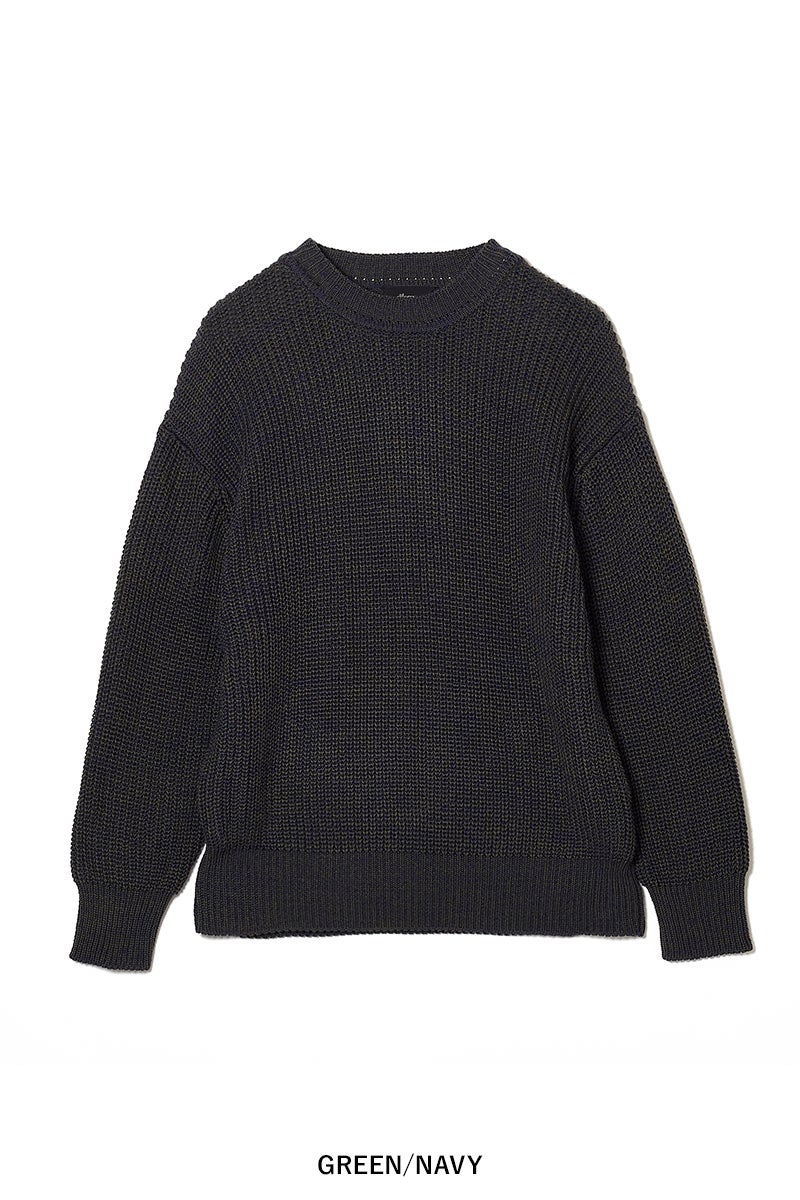 dilemma(ダイレマ) MELANGE LOW GAUGE KNIT メランジローゲージニット DLMS26006