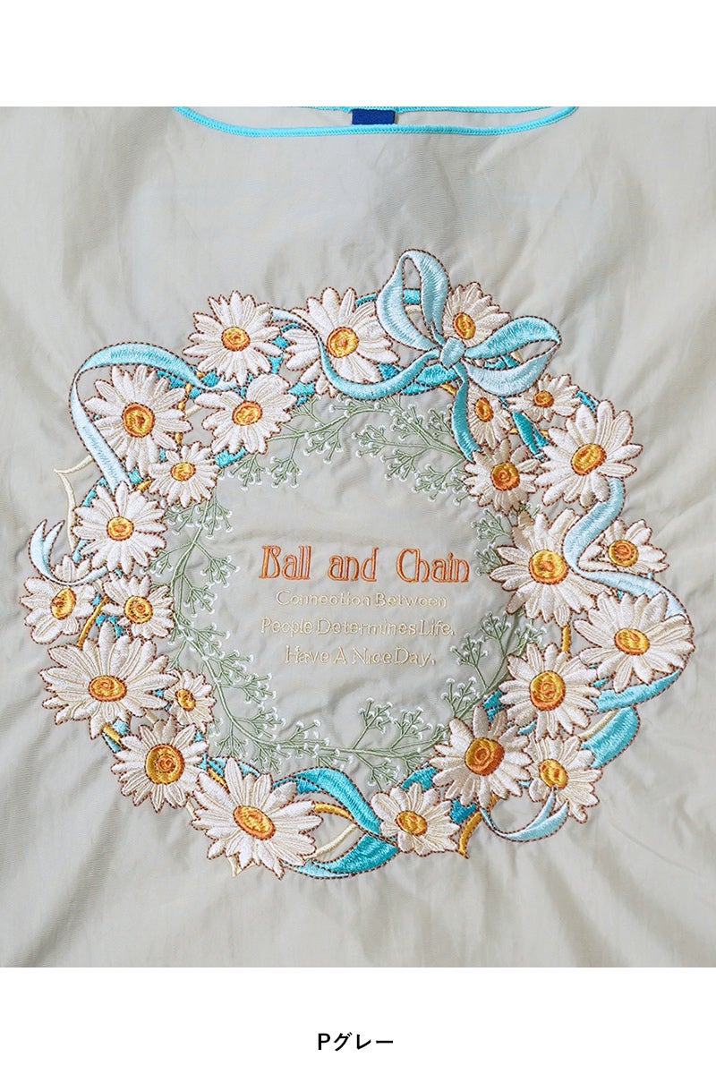Ball & Chain(ボールアンドチェーン) WREATH(M) リース 花輪(M) ショッピングバック トートバッグ 301084