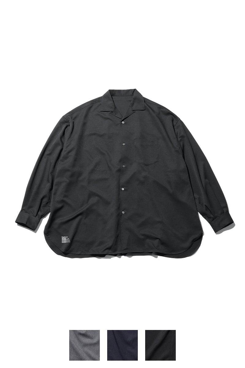 FreshService(フレッシュサービス) COOLFIBER OPEN COLLAR L/S SHIRT クールファイバーオープンカラー長袖シャツ FSC262-50021