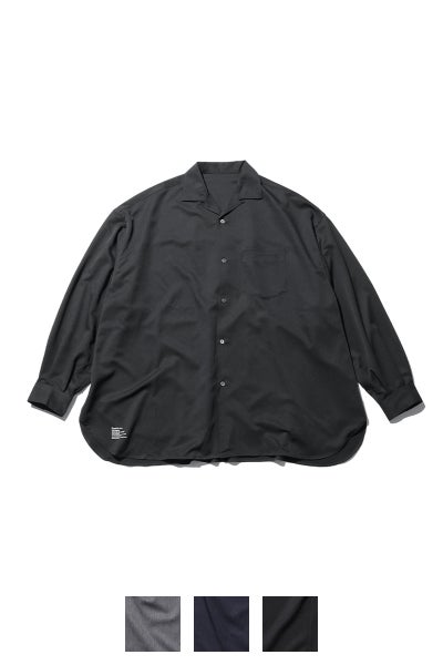 FreshService(フレッシュサービス) COOLFIBER OPEN COLLAR L/S SHIRT クールファイバーオープンカラー長袖シャツ FSC262-50021