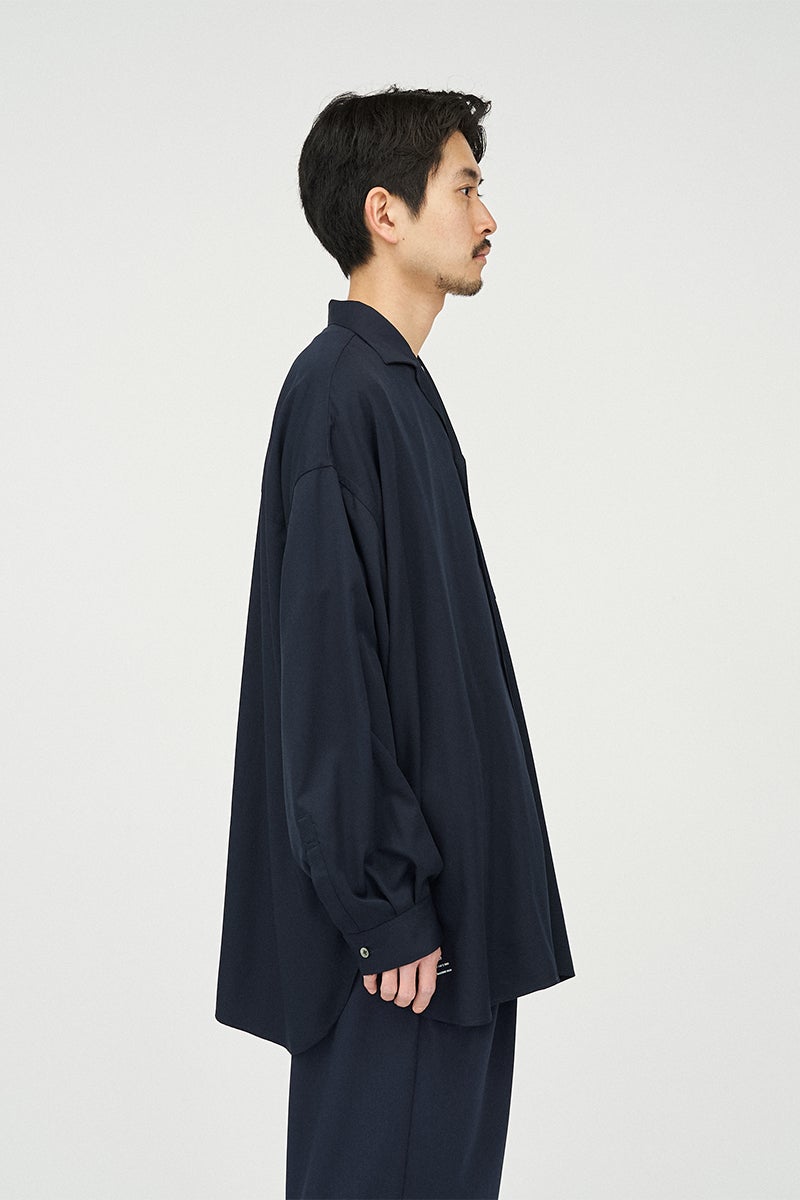 FreshService(フレッシュサービス) COOLFIBER OPEN COLLAR L/S SHIRT クールファイバーオープンカラー長袖シャツ FSC262-50021