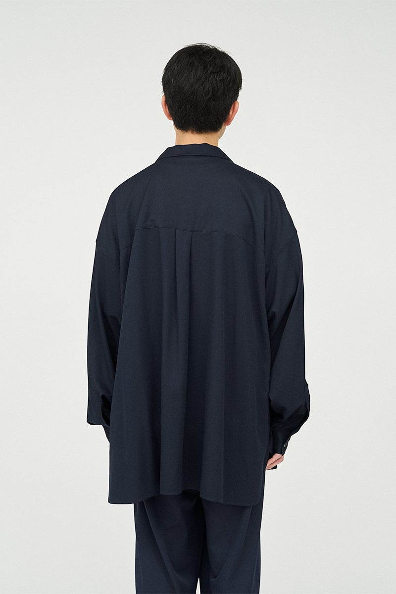 FreshService(フレッシュサービス) COOLFIBER OPEN COLLAR L/S SHIRT クールファイバーオープンカラー長袖シャツ FSC262-50021