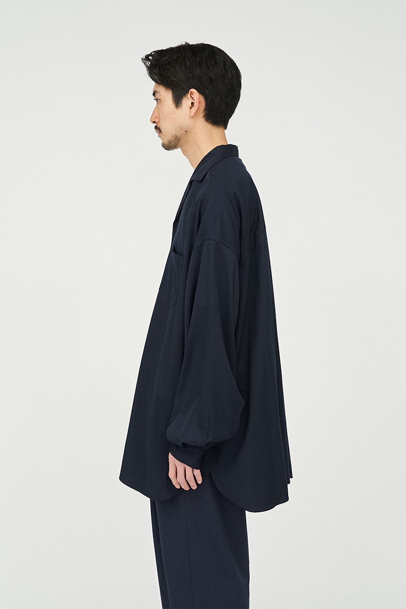 FreshService(フレッシュサービス) COOLFIBER OPEN COLLAR L/S SHIRT クールファイバーオープンカラー長袖シャツ FSC262-50021