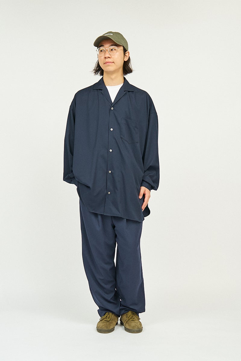 FreshService(フレッシュサービス) COOLFIBER OPEN COLLAR L/S SHIRT クールファイバーオープンカラー長袖シャツ FSC262-50021
