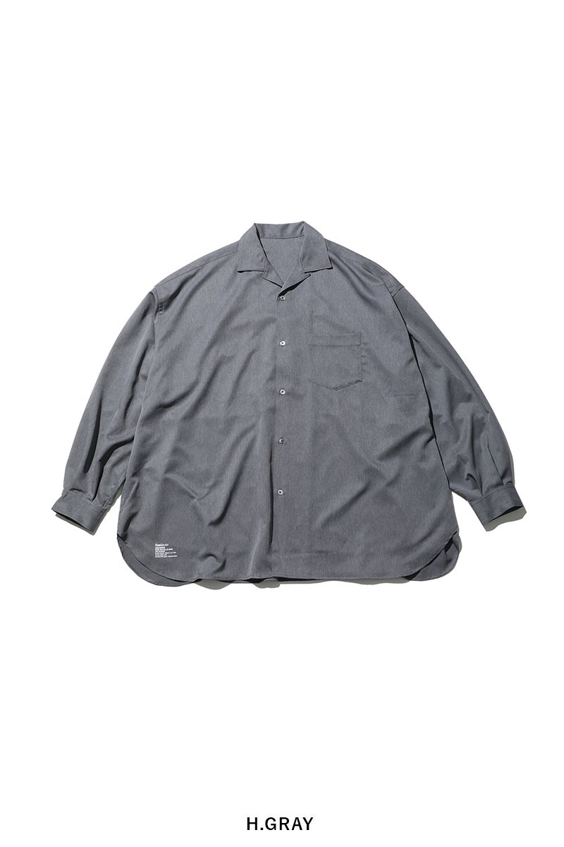 FreshService(フレッシュサービス) COOLFIBER OPEN COLLAR L/S SHIRT クールファイバーオープンカラー長袖シャツ FSC262-50021