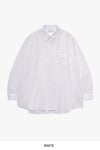 Graphpaper(グラフペーパー) Linen L/S Oversized Regular Collar Shirt リネン長袖オーバーサイズレギュラーカラーシャツ GM262-50039B