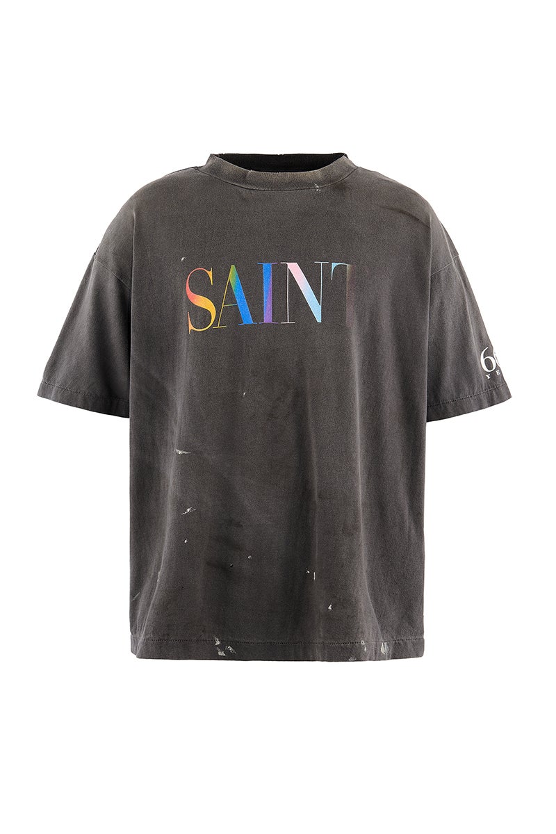 SAINT Mxxxxxx(セントマイケル) SM-MK1-0000-004 / SS T-SHIRT / SAINT / BLACK Tシャツ