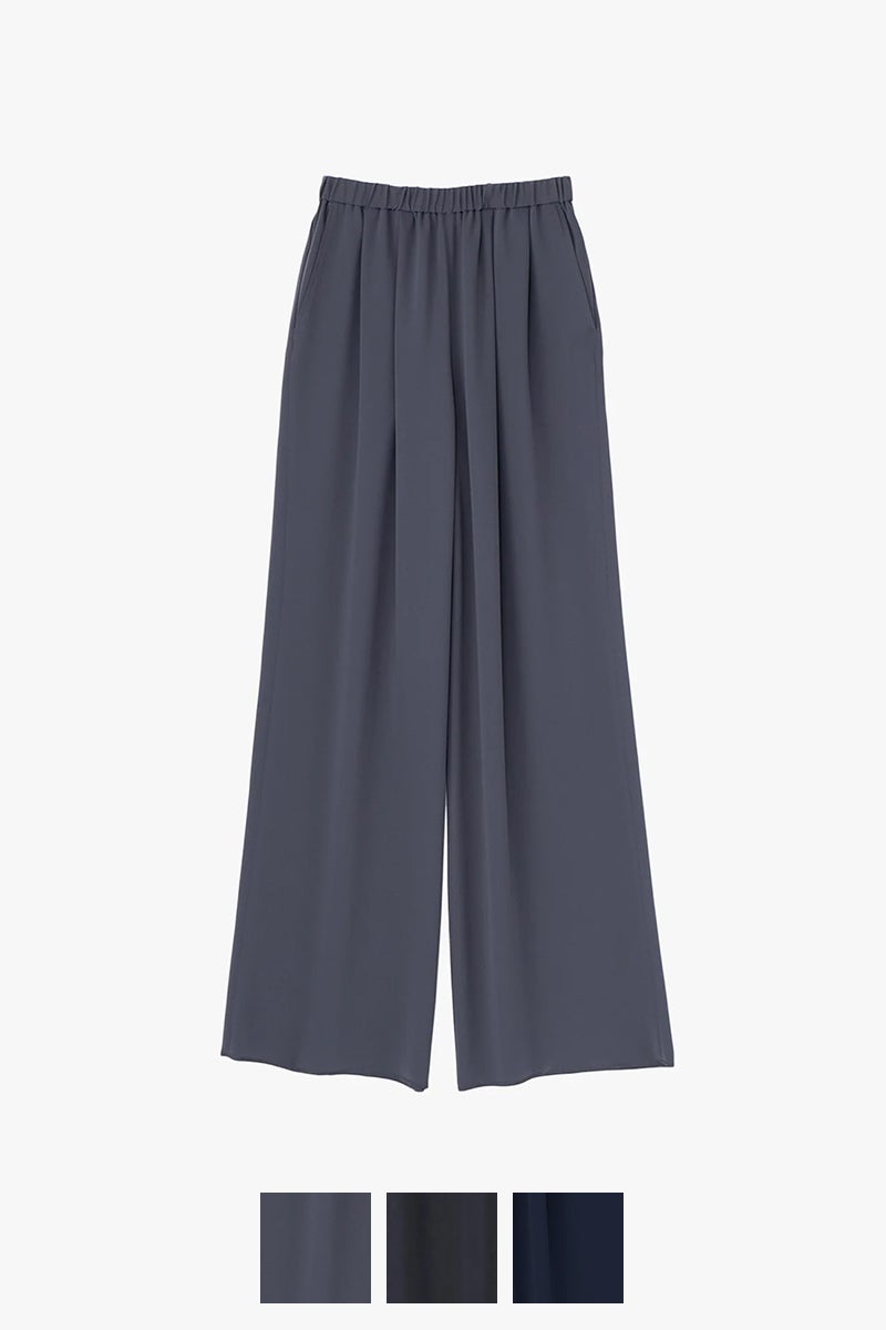 Graphpaper(グラフペーパー) Satin Easy Wide Pants サテンイージーワイドパンツ GL263-40091B
