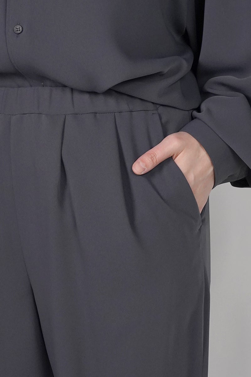 Graphpaper(グラフペーパー) Satin Easy Wide Pants サテンイージーワイドパンツ GL263-40091B