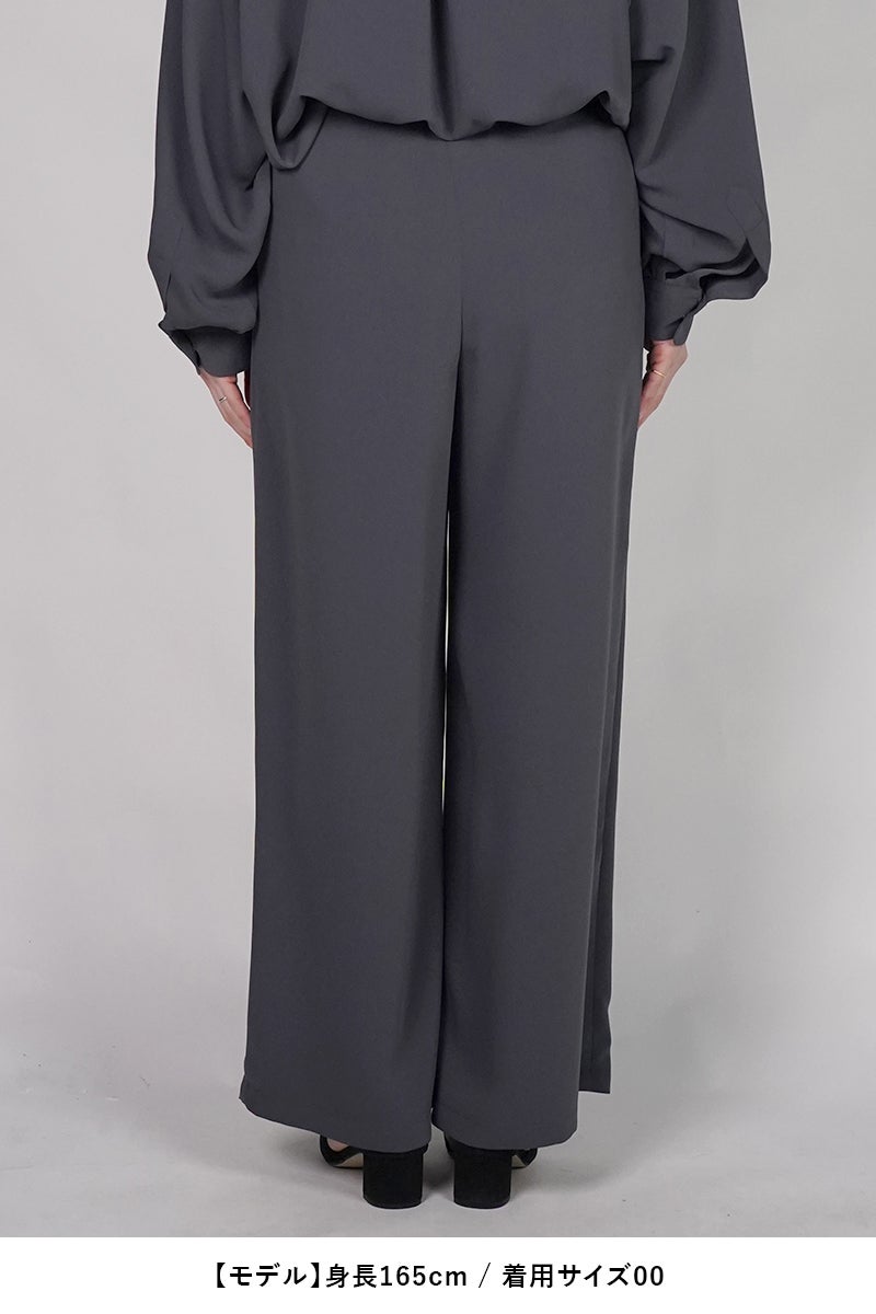 Graphpaper(グラフペーパー) Satin Easy Wide Pants サテンイージーワイドパンツ GL263-40091B
