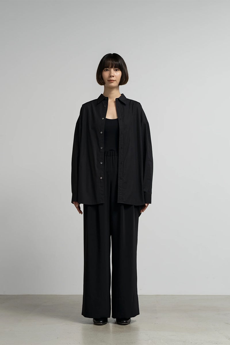 Graphpaper(グラフペーパー) Satin Easy Wide Pants サテンイージーワイドパンツ GL263-40091B