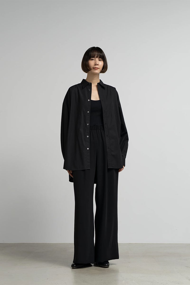 Graphpaper(グラフペーパー) Satin Easy Wide Pants サテンイージーワイドパンツ GL263-40091B
