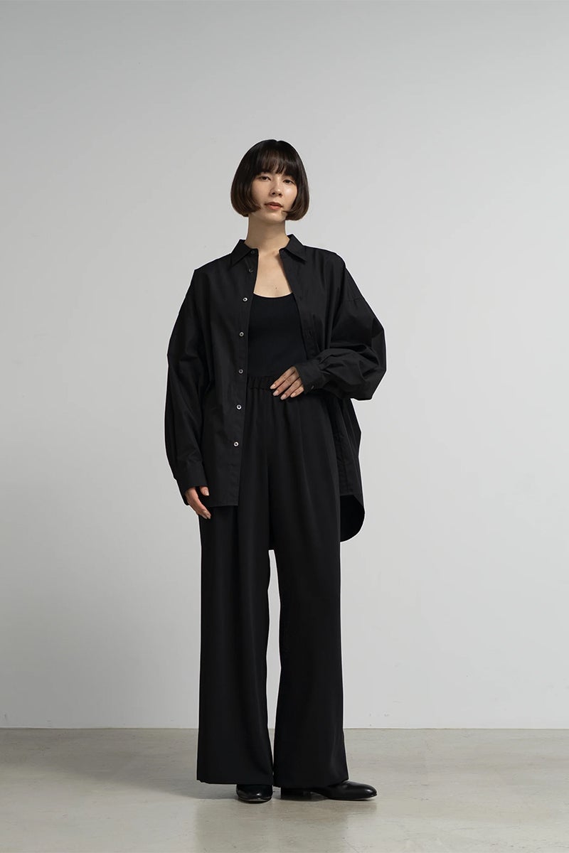 Graphpaper(グラフペーパー) Satin Easy Wide Pants サテンイージーワイドパンツ GL263-40091B