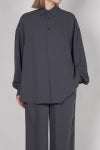 Graphpaper(グラフペーパー) Satin Oversized Regular Collar Shirts サテンオーバーサイズレギュラーカラーシャツ GL263-50093B