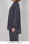 Graphpaper(グラフペーパー) Satin Oversized Regular Collar Shirts サテンオーバーサイズレギュラーカラーシャツ GL263-50093B
