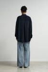Graphpaper(グラフペーパー) Satin Oversized Regular Collar Shirts サテンオーバーサイズレギュラーカラーシャツ GL263-50093B