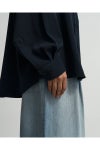 Graphpaper(グラフペーパー) Satin Oversized Regular Collar Shirts サテンオーバーサイズレギュラーカラーシャツ GL263-50093B