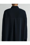 Graphpaper(グラフペーパー) Satin Oversized Regular Collar Shirts サテンオーバーサイズレギュラーカラーシャツ GL263-50093B