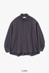 Graphpaper(グラフペーパー) Satin Oversized Regular Collar Shirts サテンオーバーサイズレギュラーカラーシャツ GL263-50093B