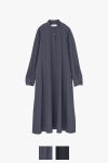Graphpaper(グラフペーパー) Satin Band Collar Dress サテンバンドカラードレス GL263-60090B