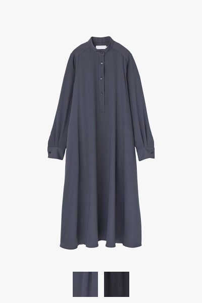Graphpaper(グラフペーパー) Satin Band Collar Dress サテンバンドカラードレス GL263-60090B