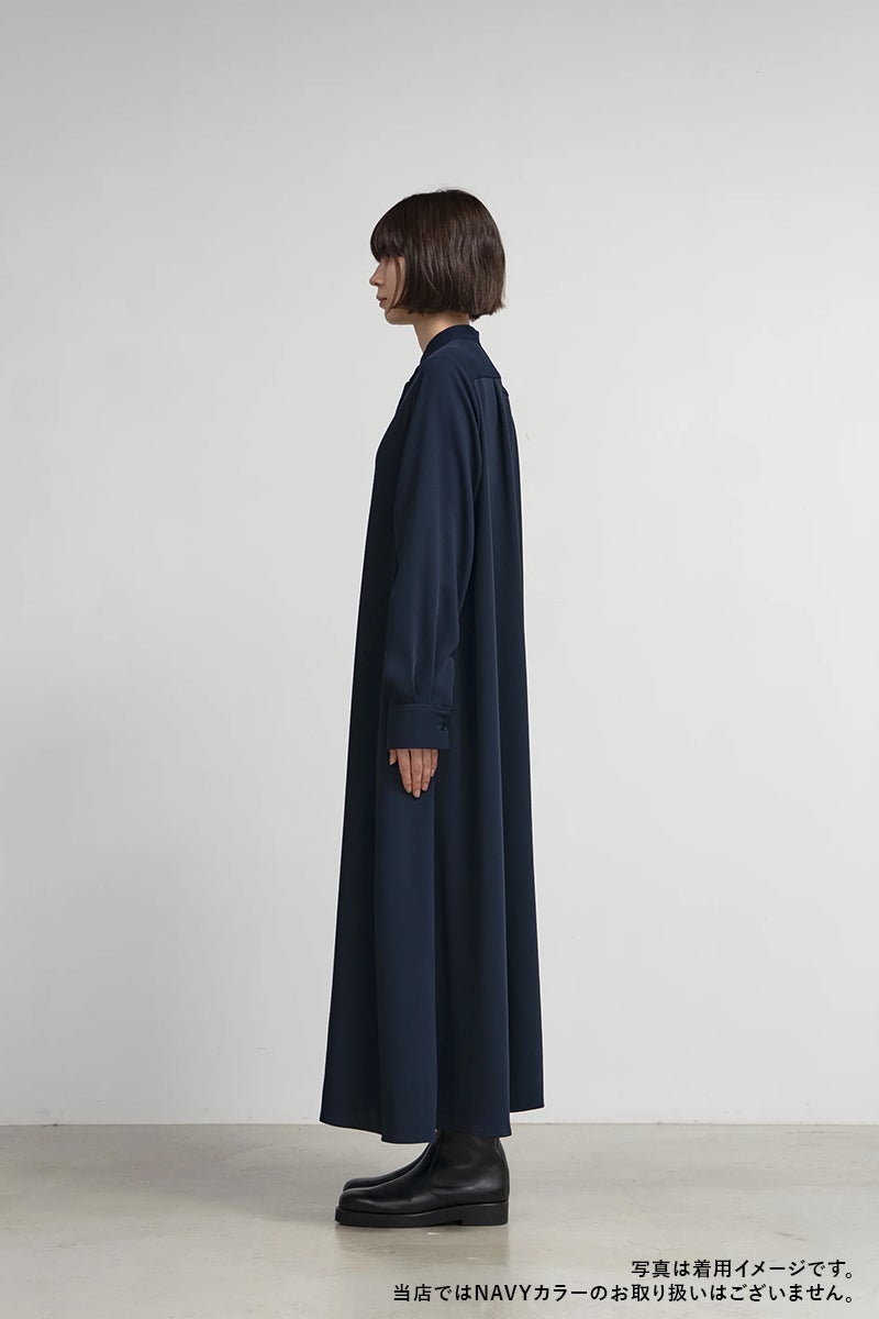 Graphpaper(グラフペーパー) Satin Band Collar Dress サテンバンドカラードレス GL263-60090B
