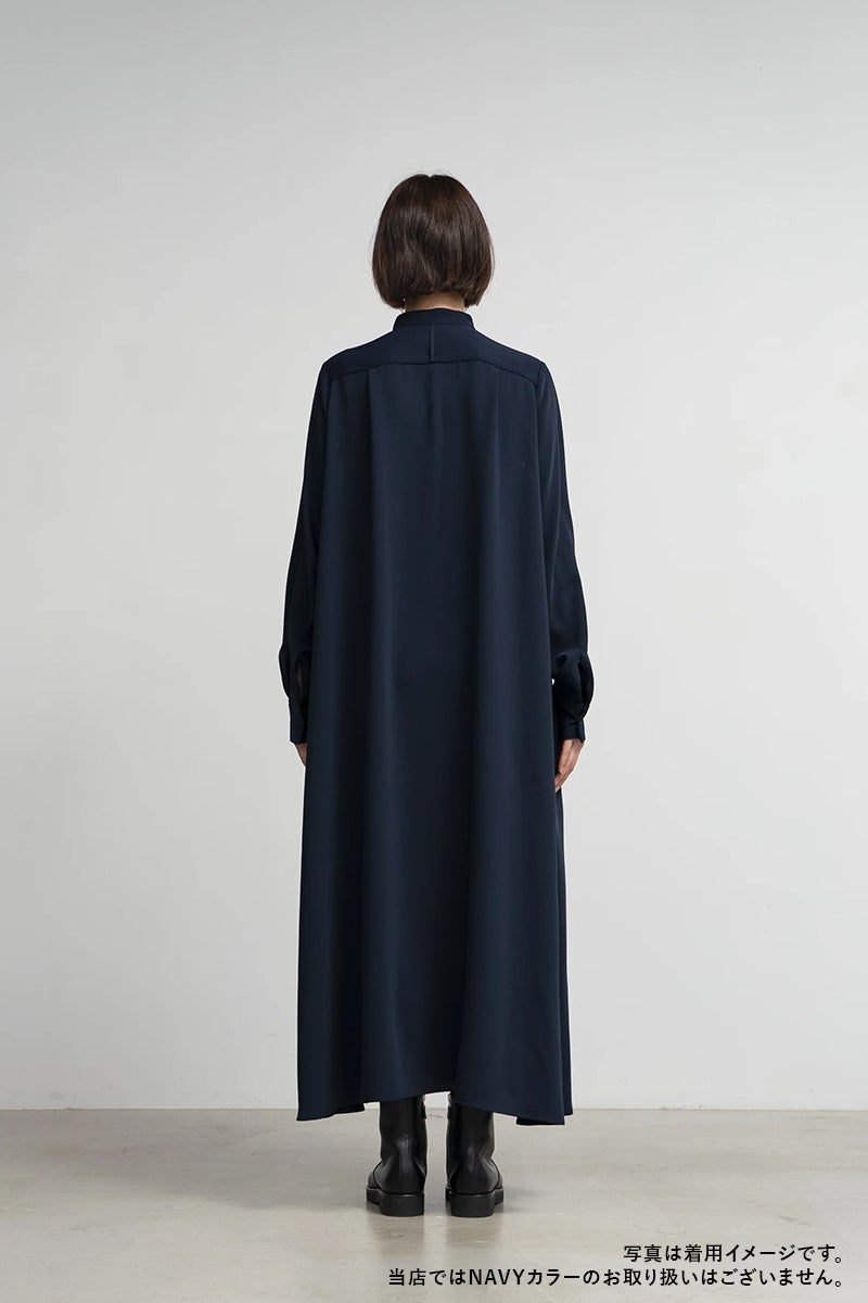Graphpaper(グラフペーパー) Satin Band Collar Dress サテンバンドカラードレス GL263-60090B