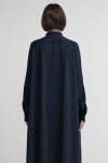 Graphpaper(グラフペーパー) Satin Band Collar Dress サテンバンドカラードレス GL263-60090B