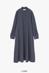 Graphpaper(グラフペーパー) Satin Band Collar Dress サテンバンドカラードレス GL263-60090B