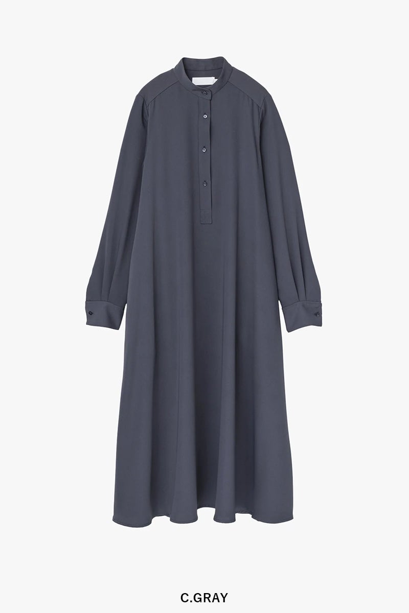 Graphpaper(グラフペーパー) Satin Band Collar Dress サテンバンドカラードレス GL263-60090B