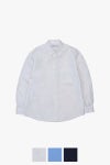 Graphpaper(グラフペーパー) High Count Regular Collar Round Cut Oversized Shirt ハイカウントレギュラーカラーラウンドカットオーバーサイズシャツ GM263-50030B