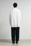 Graphpaper(グラフペーパー) High Count Regular Collar Round Cut Oversized Shirt ハイカウントレギュラーカラーラウンドカットオーバーサイズシャツ GM263-50030B
