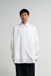 Graphpaper(グラフペーパー) High Count Regular Collar Round Cut Oversized Shirt ハイカウントレギュラーカラーラウンドカットオーバーサイズシャツ GM263-50030B