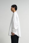 Graphpaper(グラフペーパー) High Count Regular Collar Round Cut Oversized Shirt ハイカウントレギュラーカラーラウンドカットオーバーサイズシャツ GM263-50030B