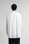 Graphpaper(グラフペーパー) High Count Regular Collar Round Cut Oversized Shirt ハイカウントレギュラーカラーラウンドカットオーバーサイズシャツ GM263-50030B
