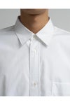 Graphpaper(グラフペーパー) High Count Regular Collar Round Cut Oversized Shirt ハイカウントレギュラーカラーラウンドカットオーバーサイズシャツ GM263-50030B