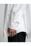Graphpaper(グラフペーパー) High Count Regular Collar Round Cut Oversized Shirt ハイカウントレギュラーカラーラウンドカットオーバーサイズシャツ GM263-50030B