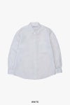 Graphpaper(グラフペーパー) High Count Regular Collar Round Cut Oversized Shirt ハイカウントレギュラーカラーラウンドカットオーバーサイズシャツ GM263-50030B