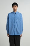 Graphpaper(グラフペーパー) Easy Care Poplin L/S B.D Box Shirt イージーケアポプリン長袖ボタンダウンボックスシャツ GM263-50619