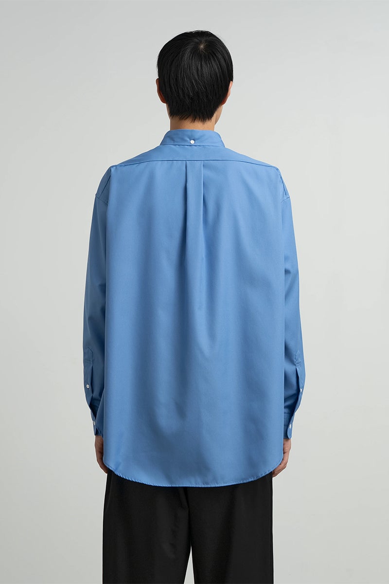 Graphpaper(グラフペーパー) Easy Care Poplin L/S B.D Box Shirt イージーケアポプリン長袖ボタンダウンボックスシャツ GM263-50619