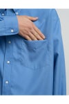 Graphpaper(グラフペーパー) Easy Care Poplin L/S B.D Box Shirt イージーケアポプリン長袖ボタンダウンボックスシャツ GM263-50619