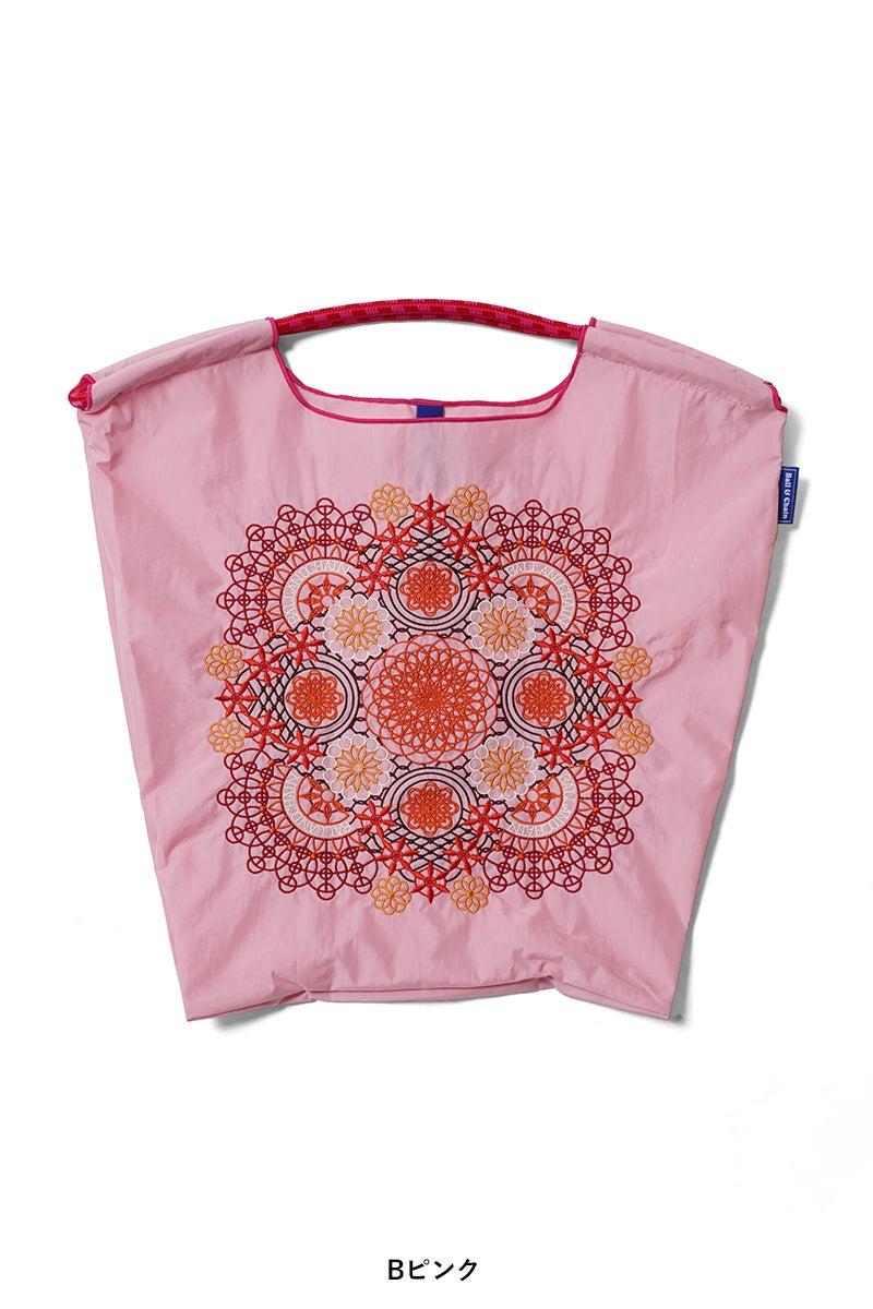 Ball & Chain(ボールアンドチェーン) FLOWER LACE(M) フラワーレース(M) ショッピングバック トートバッグ 301086