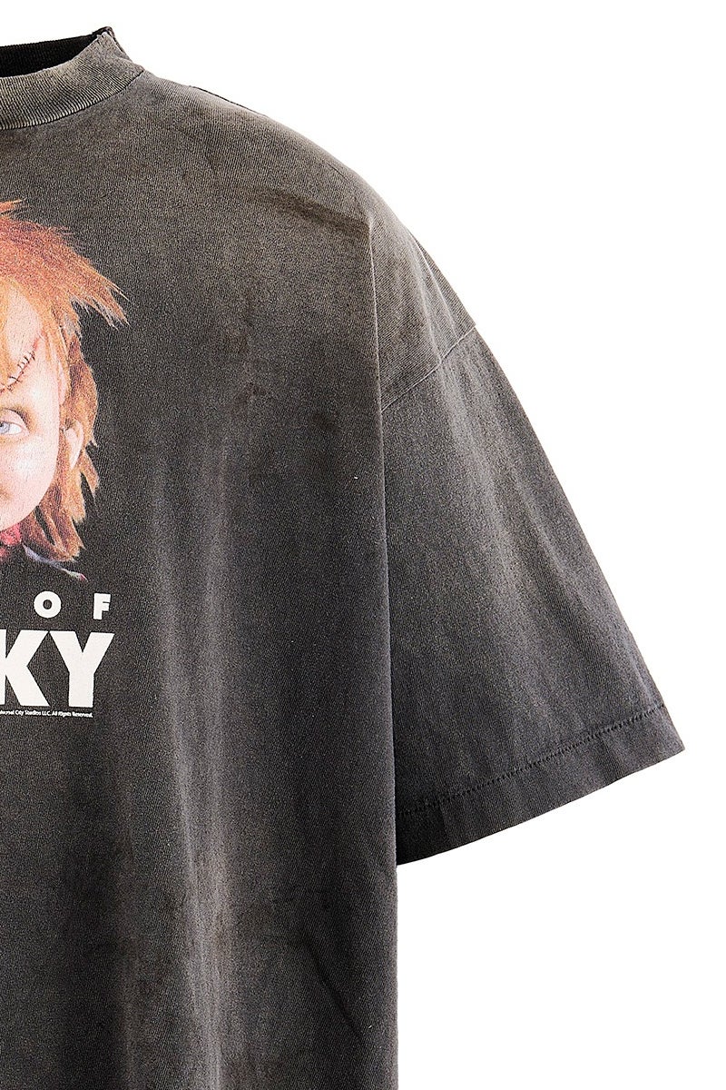 SAINT Mxxxxxx(セントマイケル) SM-MK1-0000-C67 / CKY / SS T-SHIRT / SAINT / BLACK チャッキーTシャツ